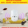 Hot Répulsif ultrasons rats - souris - insectes rampants