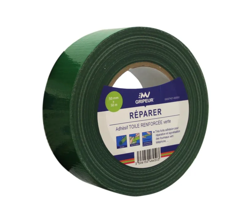 Hot Ruban adhésif toile renforcée Superduct ST421 50mm 50m vert