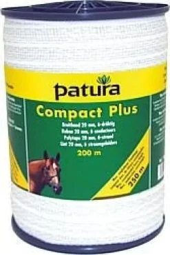Outlet PATURA Ruban COMPACT PLUS 20 mm blanc 6 inox d= 0,20