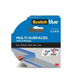 Sale SCOTCH Ruban de masquage Multi-surfaces 24 x 41m Blue