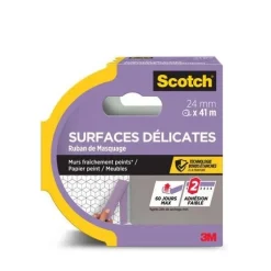New SCOTCH Ruban de masquage pour surfaces délicates 24 x 41m