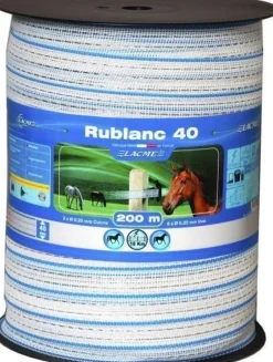 New LACME Ruban RUBLANC 40 mm bobine de 200 m