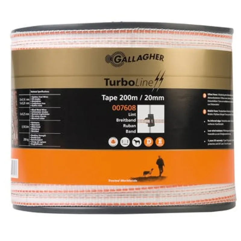 Online GALLAGHER Ruban Turbo 20 mm 200 mètres