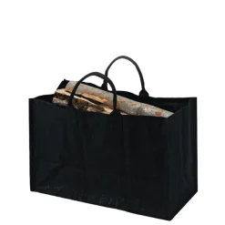 Clearance Sac à bûches Natureo noir
