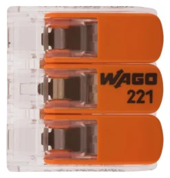 Online WAGO Sachet de 5 bornes 3 entrées série 221 6 mm²