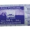 Clearance Sac poubelle transparent blanc 30 x 50 L