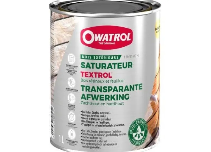 Best OWATROL Saturateur bois tendres Textrol incolore 1L