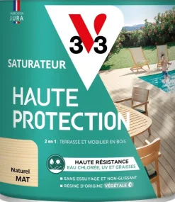 Best V33 Saturateur terrasse bois haute protectionnaturel 0,75L