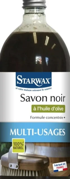 Sale STARWAX Savon noir à l'huile d'olive concentré bouteille 1L