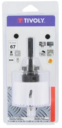 Discount TIVOLY Scie cloche bi-métal Ø67 + pilotdsd