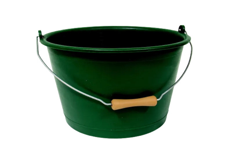 Outlet Seau fort évasé 15L vert anse molette