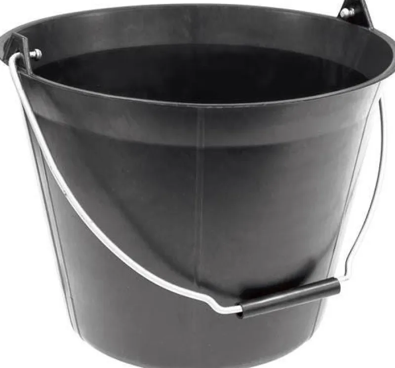 Sale TALIAPLAST Seau plastique noir 11 L avec poignée anse