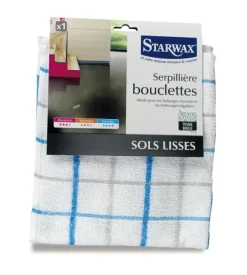 Clearance STARWAX Serpillière bouclette pour sols lisses 50x60 cm
