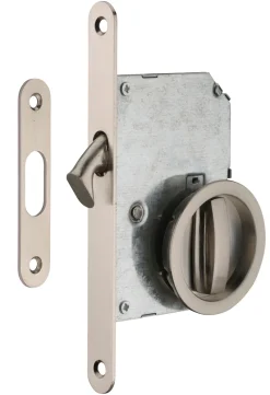 Sale THIRARD Serrure à crocher porte coulissante chromé satiné