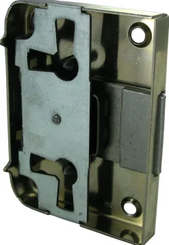 Outlet Serrure en applique pour porte gauche 55x35mm, acier nickelé