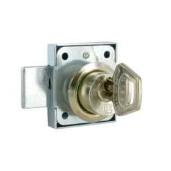 Best Serrure universelle à cylindre D20mm acier nickelé
