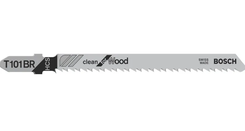 New BOSCH PROFESSIONAL Set de 3 lames HCS pour scie sauteuse T 101 BR