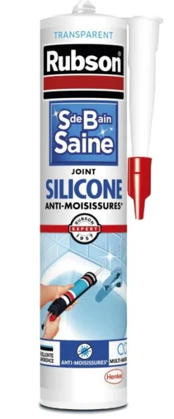 New RUBSON Silicone 2 TRANSPARENT 280 ml