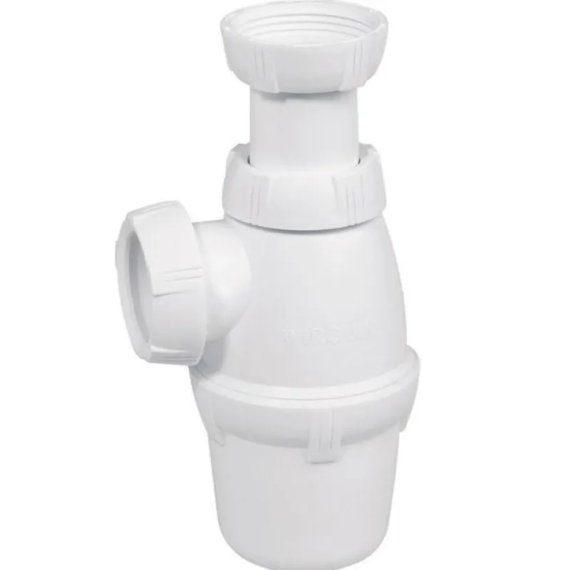Discount WIRQUIN Siphon de lavabo réglable garde d'eau de 50 mm 52L/min