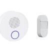 Outlet SEMAC Sonnette sans fil avec bouton sans pile portée 150m blanc