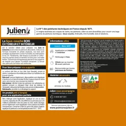 Outlet JULIEN Sous-couche peinture bois mat blanc 2,5 L