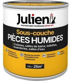 New JULIEN Sous-couche pièces humides blanc 2,5L