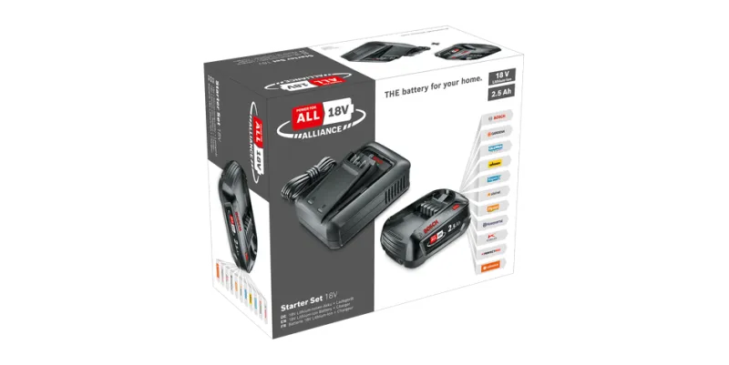 New BOSCH Starter Set 18V (1 x 2,5Ah + AL 18V-44)