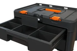 Best KETER Système de stockage 2 tiroirs Stackn'Roll Worx