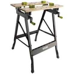 Discount RYOBI Établi pliant plateau bambou étau orientable 90°