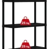 Discount KETER Étagère 5 tablettes pleines en résine 25kg par tablette