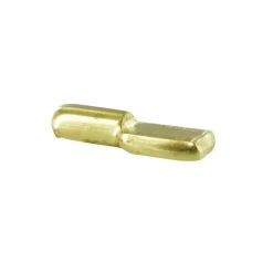 Taquet d'étagère à enfoncer Ø4 mm acier laitonné (x24)