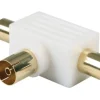 Outlet OPTEX Té de répartition coaxial 9,52mm connectique doré