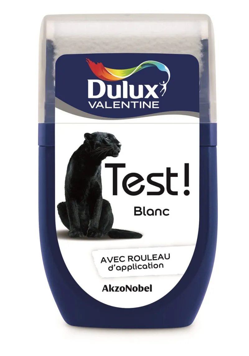 DULUX VALENTINE Testeur de Peinture Crème de Couleur Blanc 30 ml