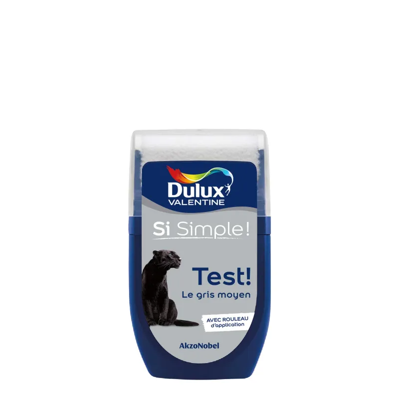 Hot DULUX VALENTINE Testeur de Peinture Si Simple ! Gris Moyen 30 ml