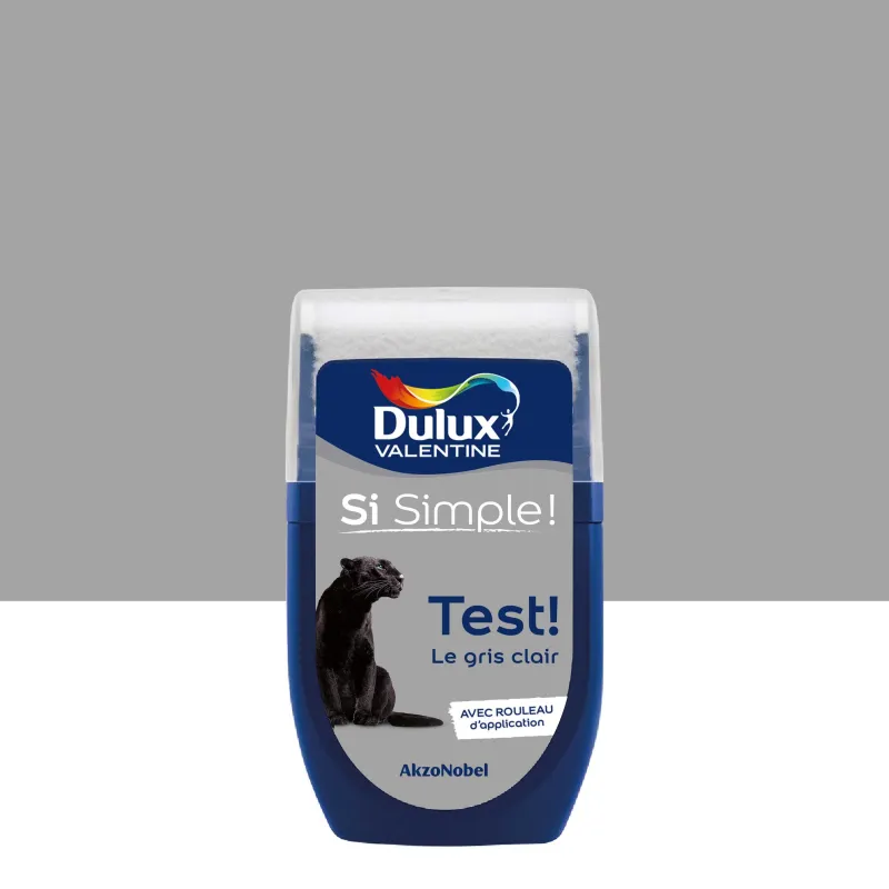 Hot DULUX VALENTINE Testeur de Peinture Si Simple ! Gris Foncé 30 ml