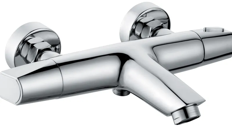 Best EDOUARD ROUSSEAU Thermostatique bain douche Nanka chromé ROUSSEAU