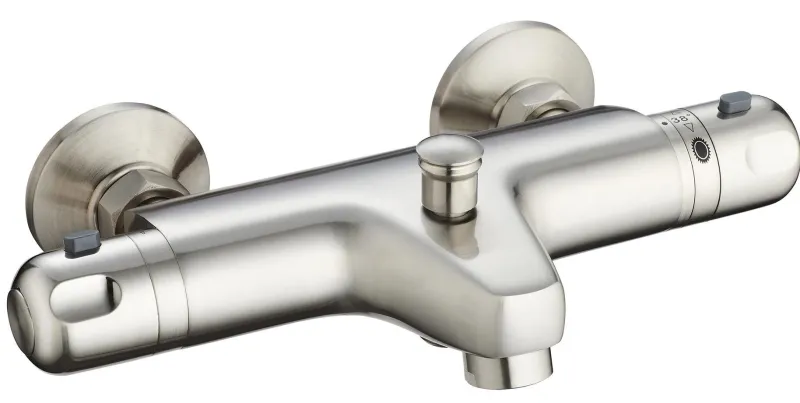Outlet EDOUARD ROUSSEAU Thermostatique bain-douche volga 2 inox ROUSSEAU