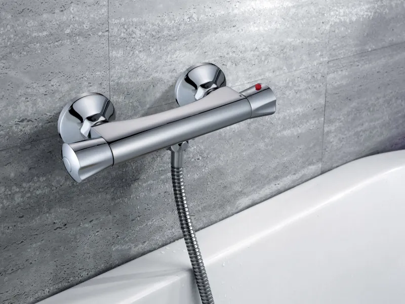 Outlet EDOUARD ROUSSEAU Thermostatique douche Termosur 100 chromé ROUSSEAU