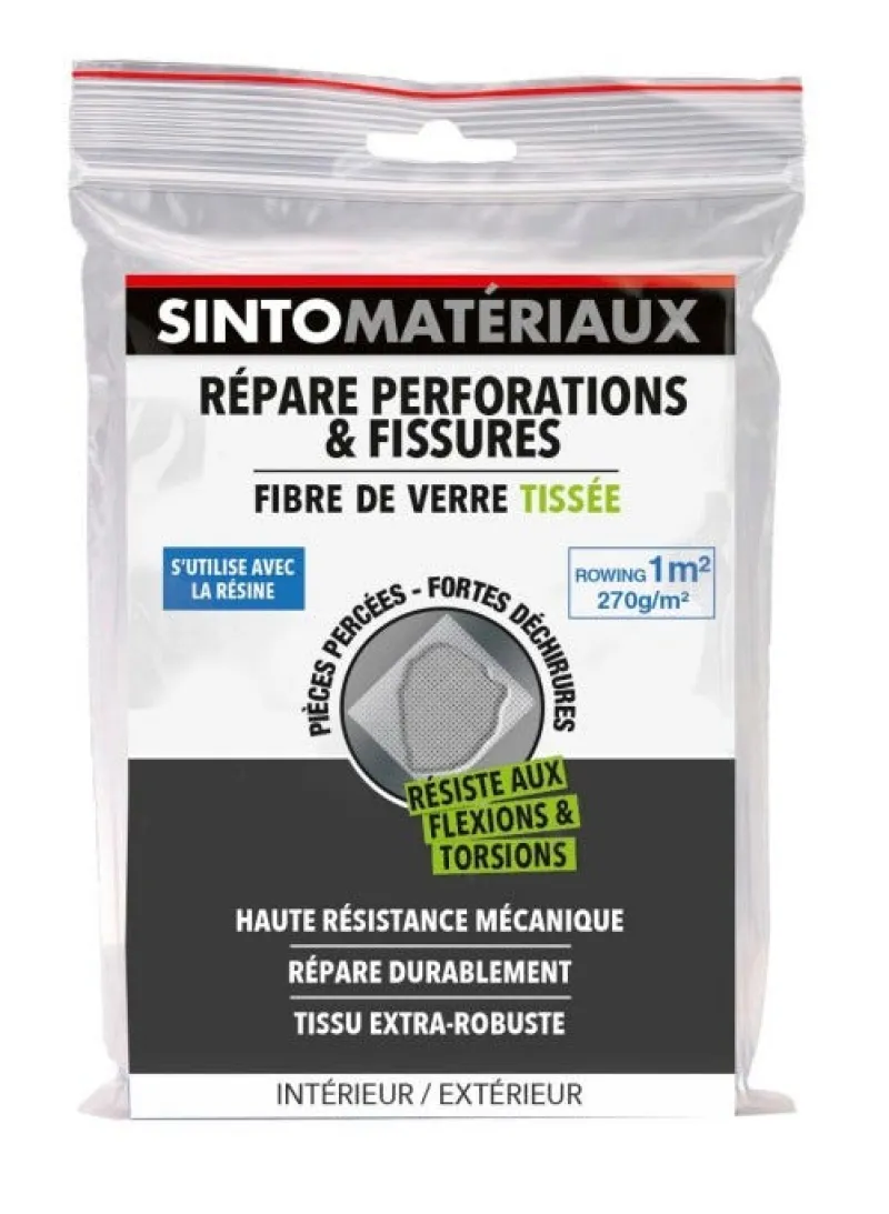 Best SINTO Tissu de réparation 270g fibre de verre rowing 1m2