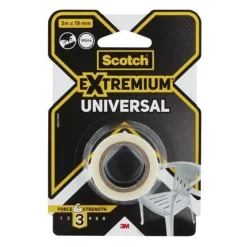New SCOTCH Toile de réparation Extremium Univeral Blanc 3mx19mm