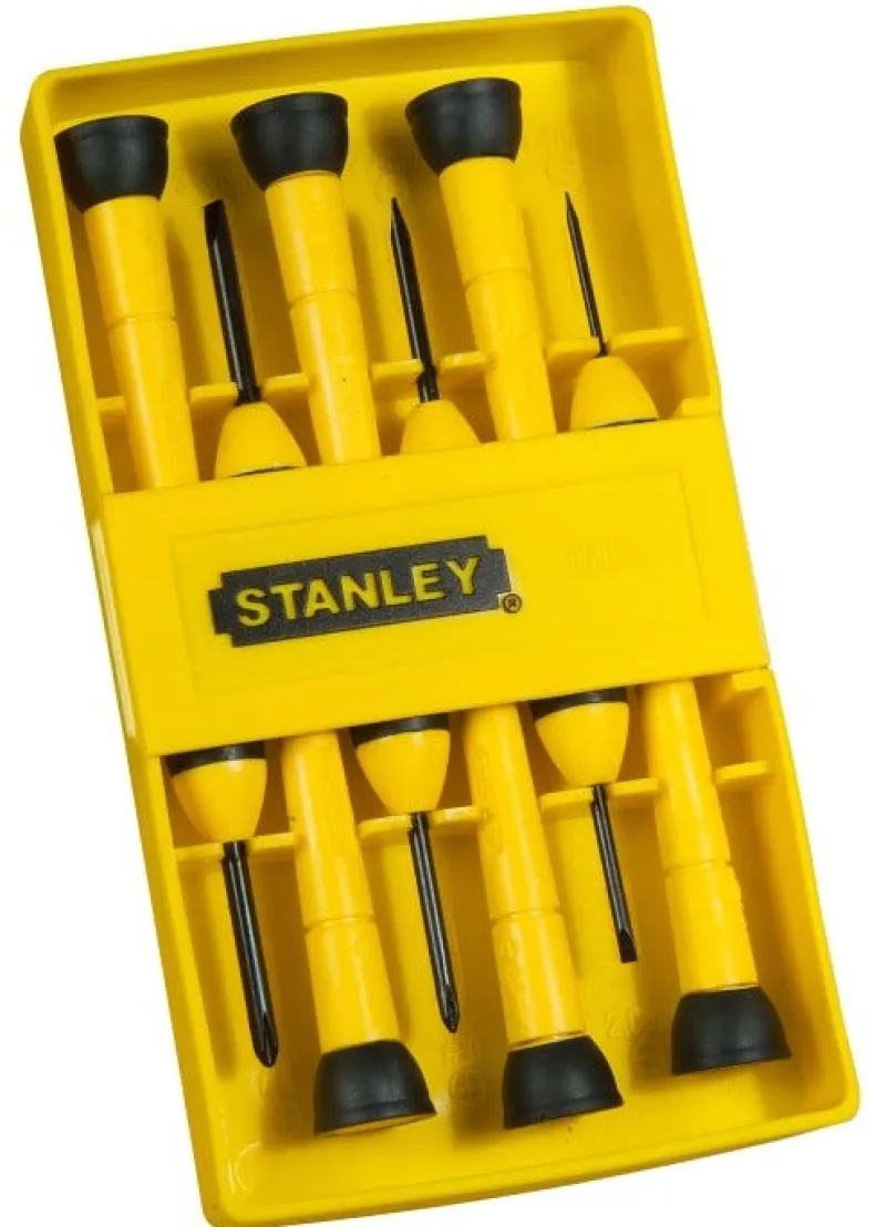 New STANLEY Tournevis horloger bi-matière - coffret 6 pièces