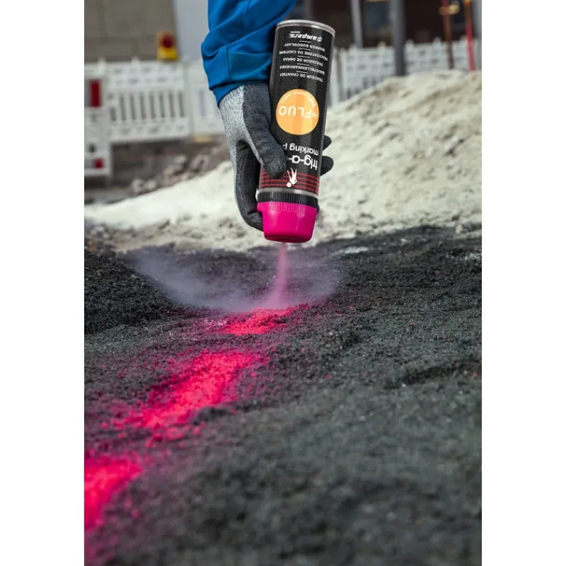 Clearance Traceur de chantier base solvant Trig-a-cap Extra Rouge Fluo