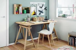 Online ASTIGARRAGA Tréteau Architec pin massif non vernis 70 à 98 cm