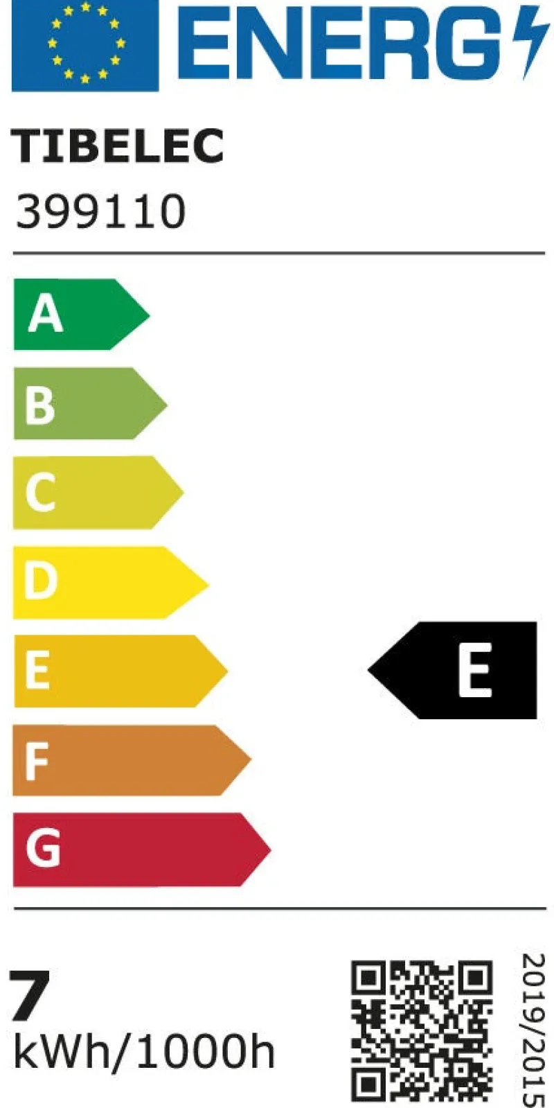 Sale TIBELEC Tube LED 7W / 790 lm à filament culot S19