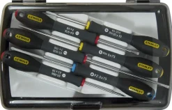 Best STANLEY Étui 6 tournevis de précision 3 plats 3 PH