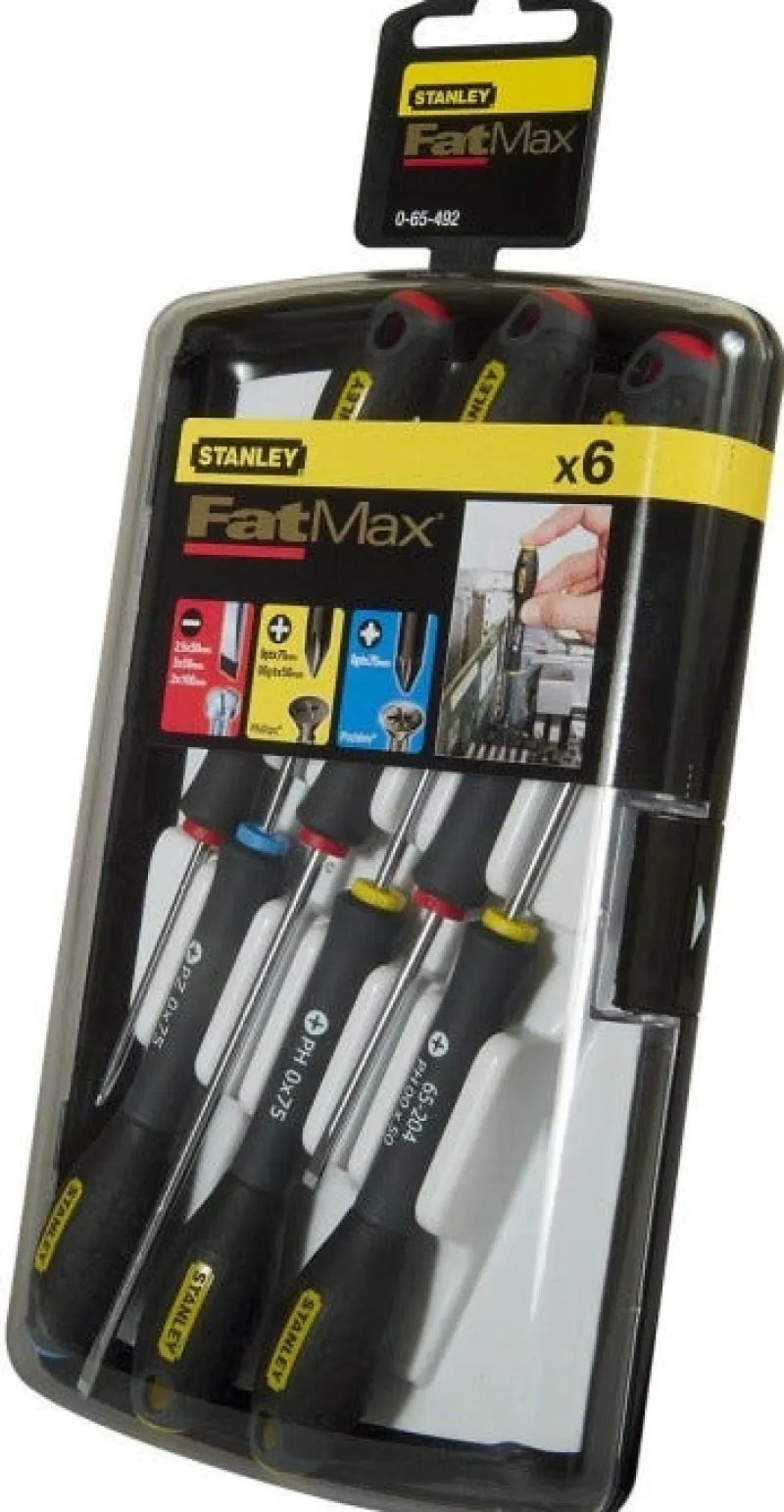 Best STANLEY Étui 6 tournevis de précision 3 plats 3 PH