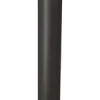 New TEN Tuyau 33cm noir mat Ø80mm + joint viton