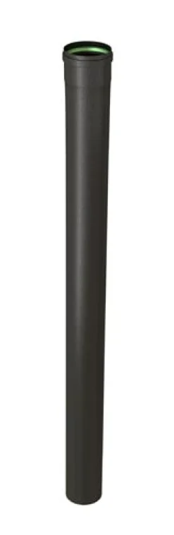 Discount TEN Tuyau 100cm noir mat Ø80mm + joint viton