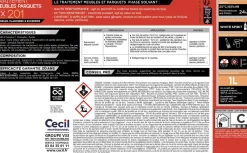 Best CECIL PROFESSIONEL TX201 Traitement meubles parquets Intérieur 1L
