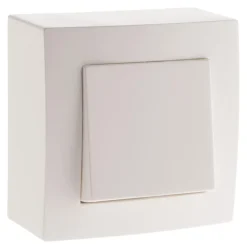 Hot ZENITECH Va-et-vient 10A saillie presto blanc